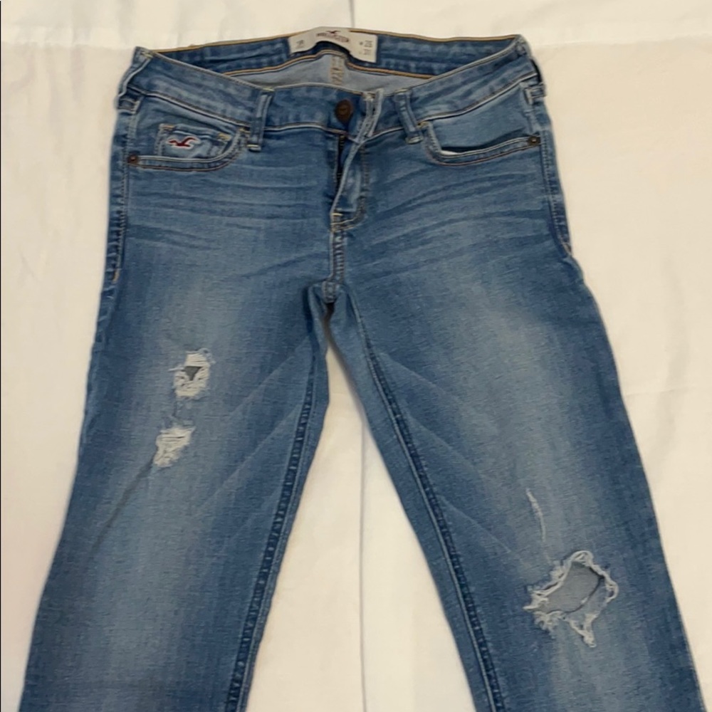 Hollister Blue Skinny Jeans